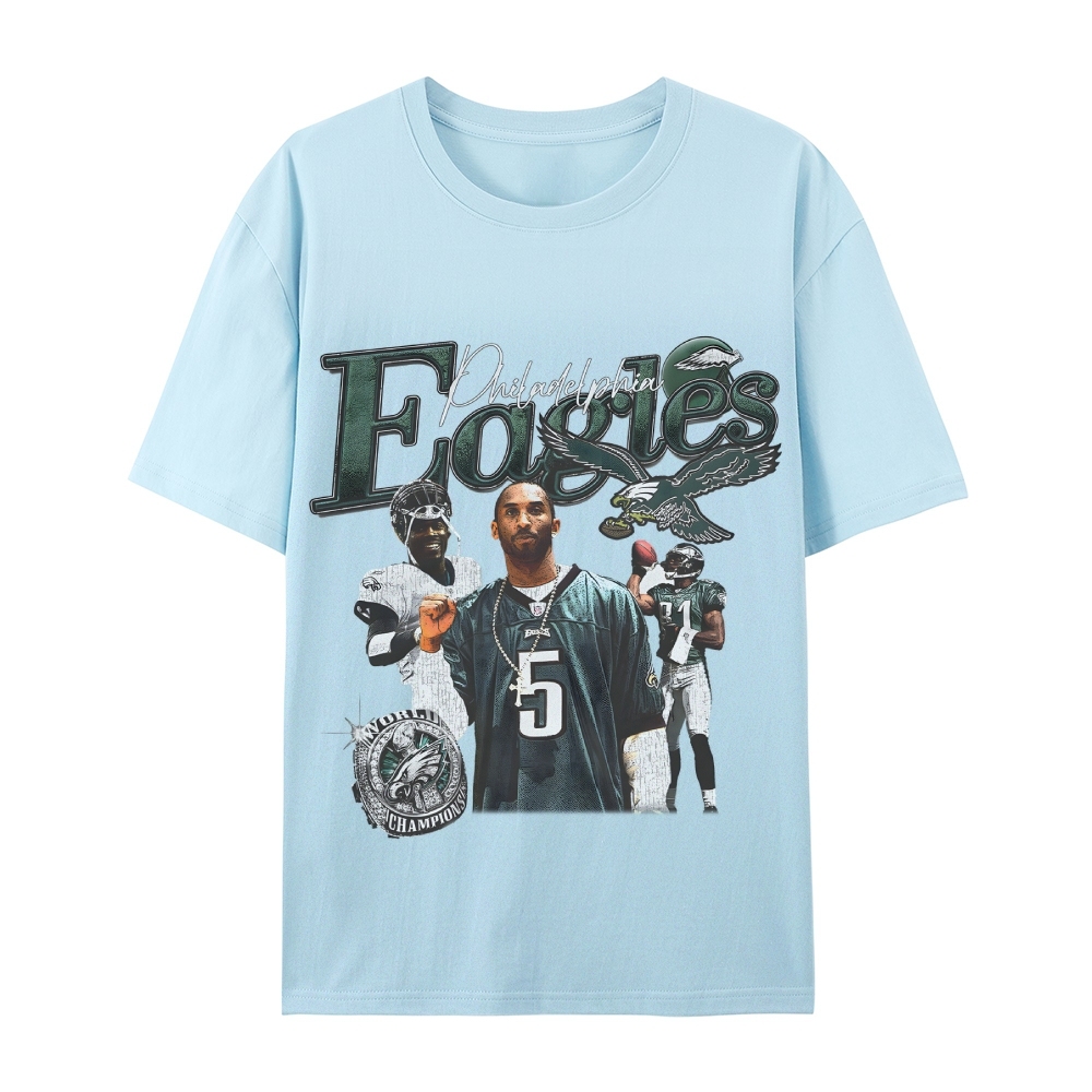 Casual Short Sleeve T-Shirt  Philadelphia Eagles TEE