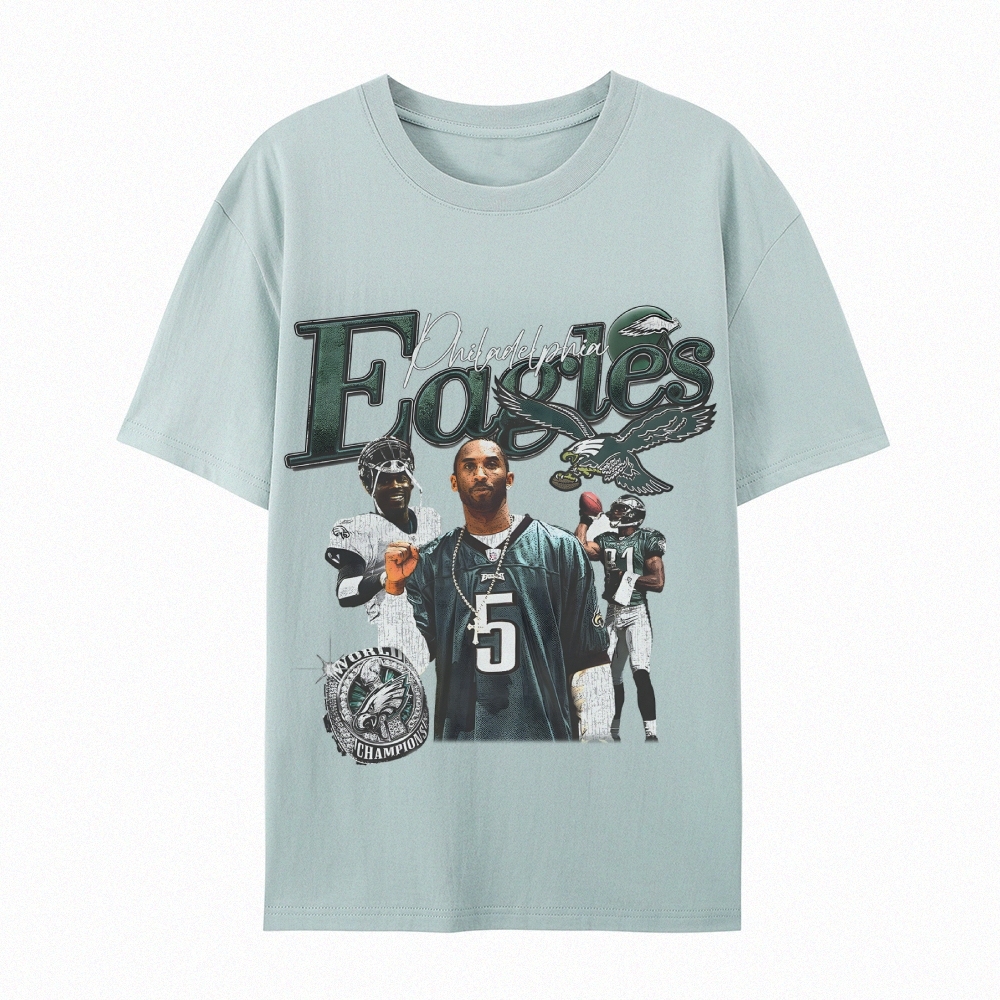 Casual Short Sleeve T-Shirt  Philadelphia Eagles TEE
