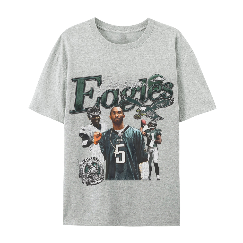 Casual Short Sleeve T-Shirt  Philadelphia Eagles TEE