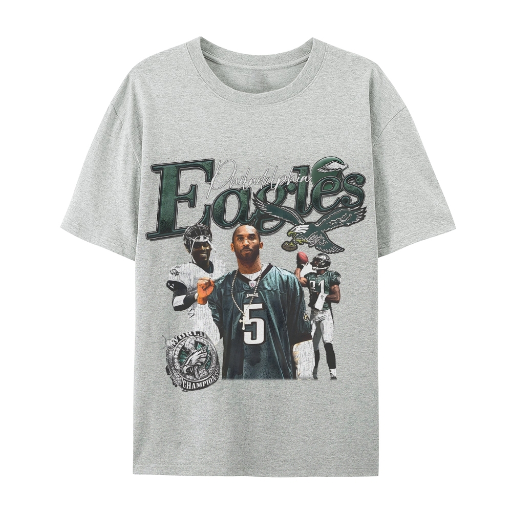 Casual Short Sleeve T-Shirt  Philadelphia Eagles TEE