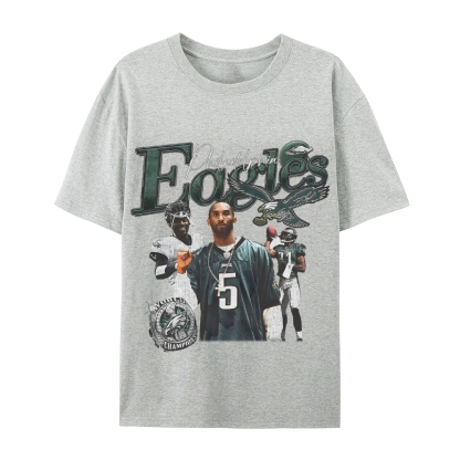 Casual Short Sleeve T-Shirt  Philadelphia Eagles TEE