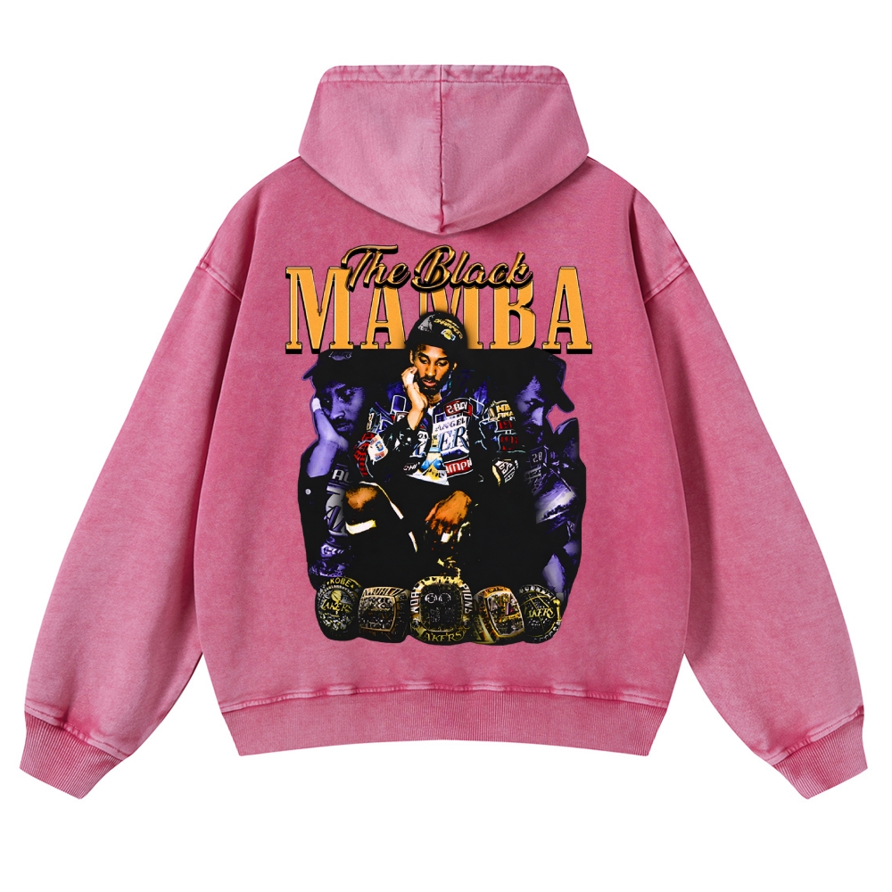 MAMBA KOBE Casual Washed Hoodie