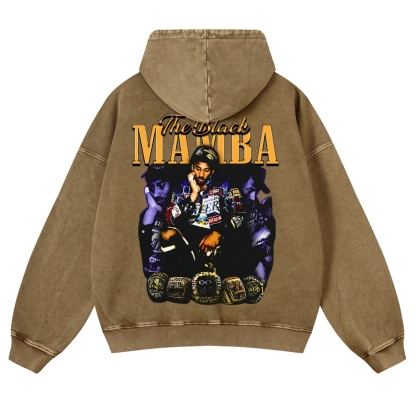 MAMBA KOBE Casual Washed Hoodie
