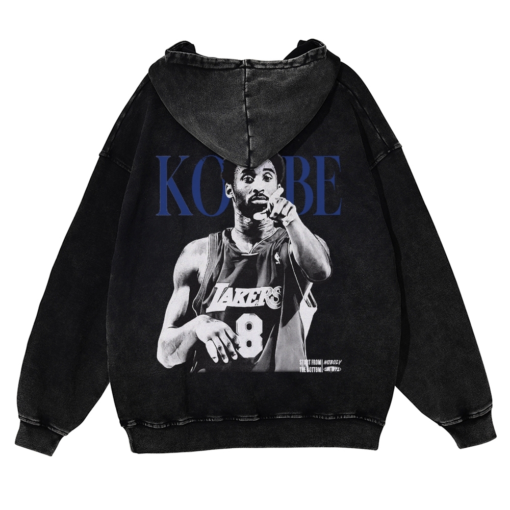 KOBE Casual Washed Hoodie
