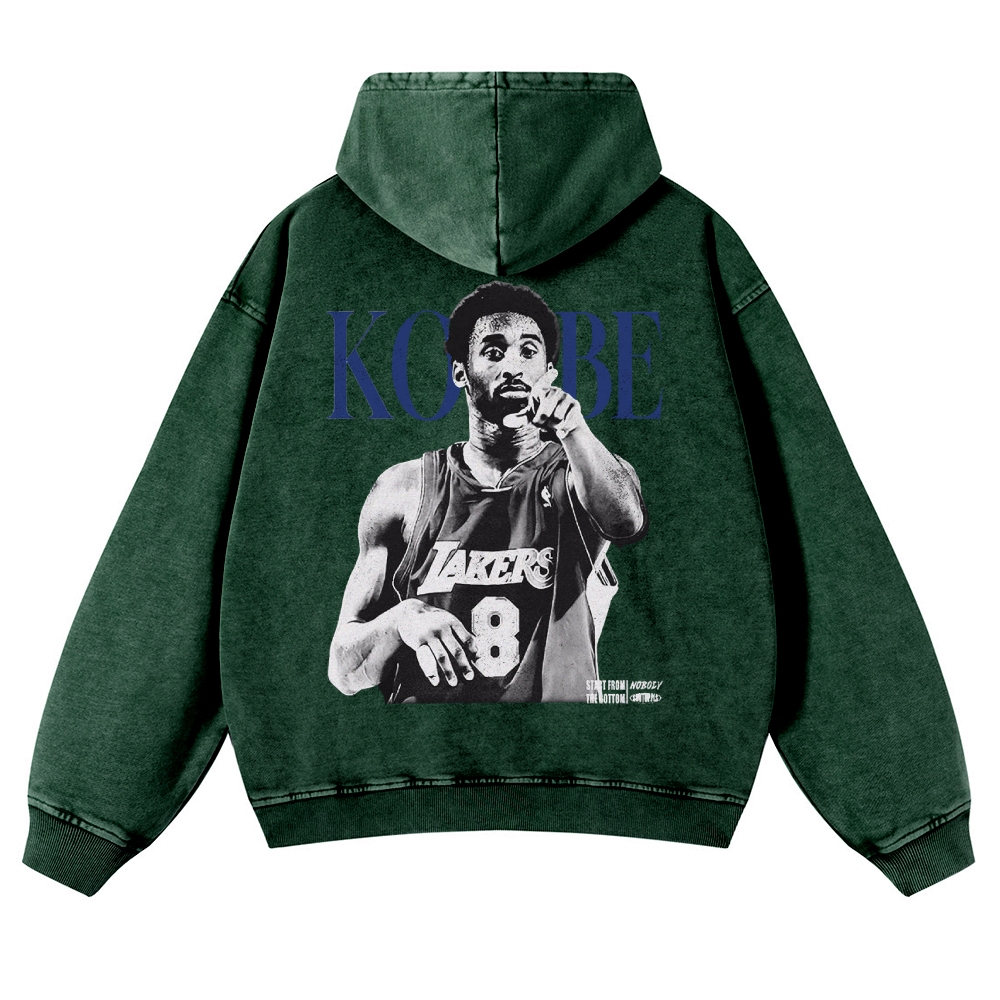 KOBE Casual Washed Hoodie