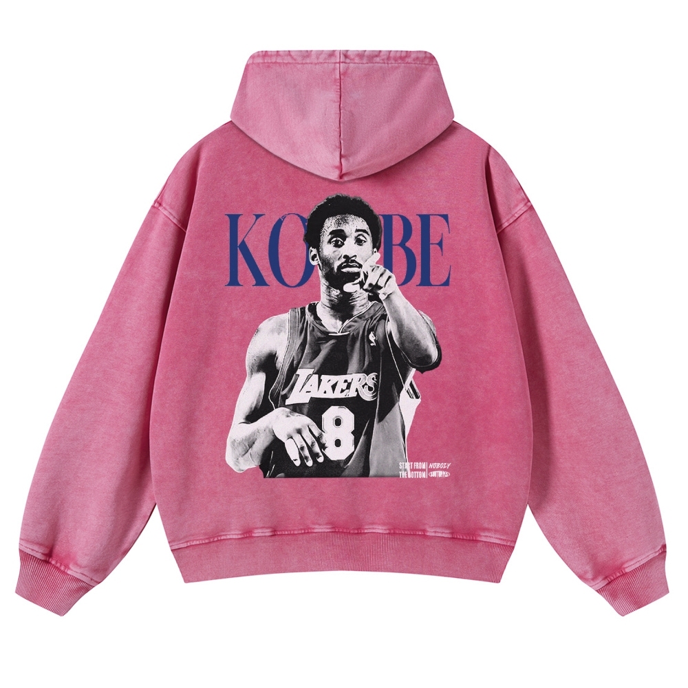 KOBE Casual Washed Hoodie