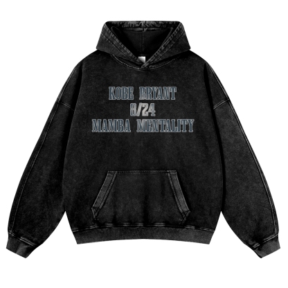 USA 10 KOBE Casual Washed Hoodie