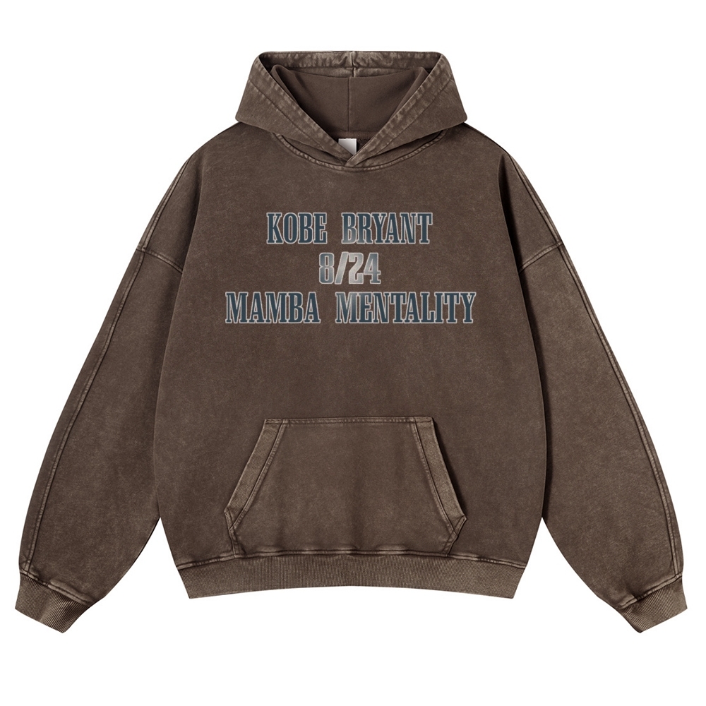 USA 10 KOBE Casual Washed Hoodie