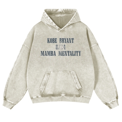 USA 10 KOBE Casual Washed Hoodie
