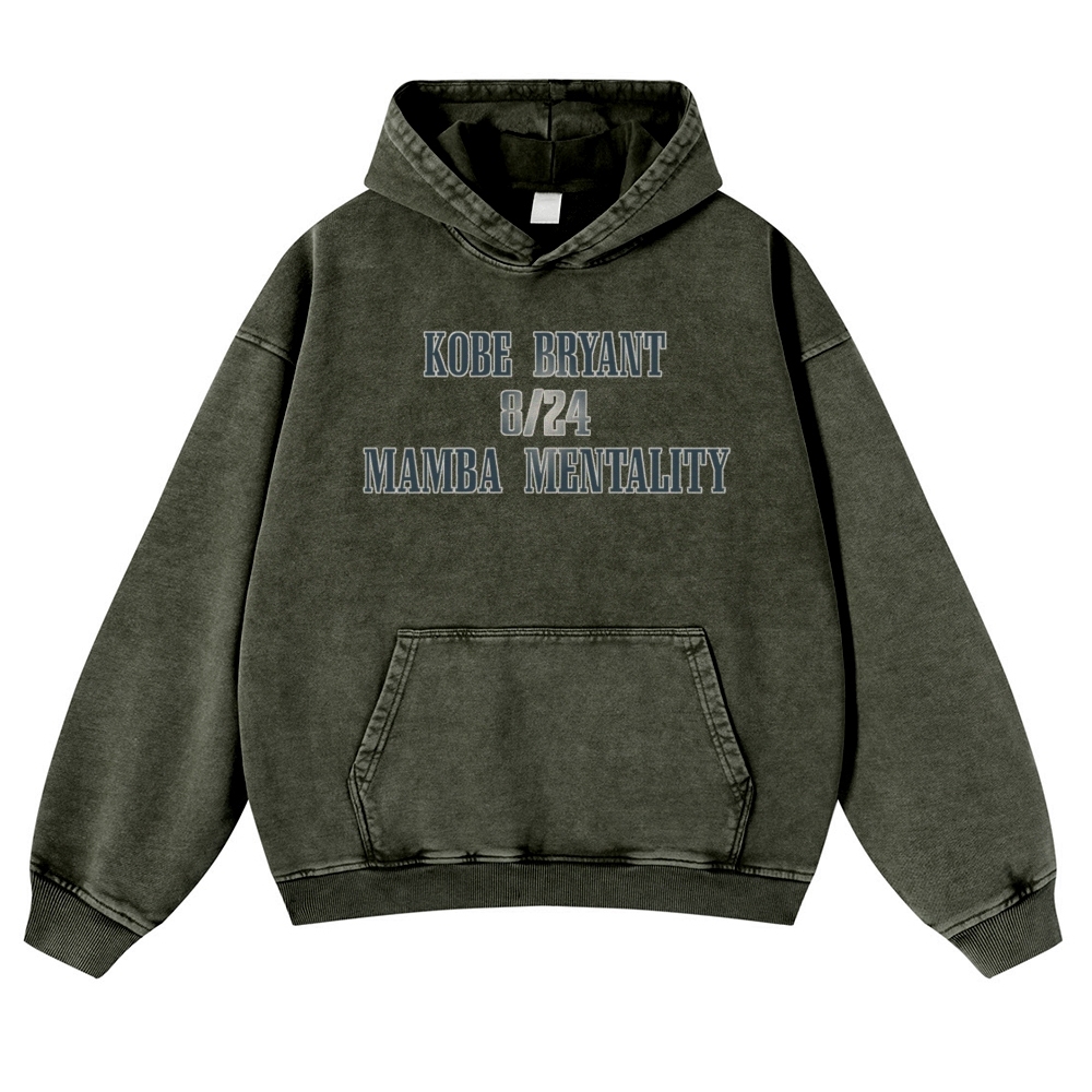 USA 10 KOBE Casual Washed Hoodie