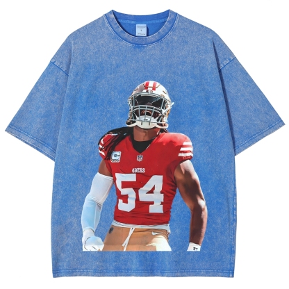 Vintage Style Unisex-Adult Cotton TEE | FRED WARNER 9.20