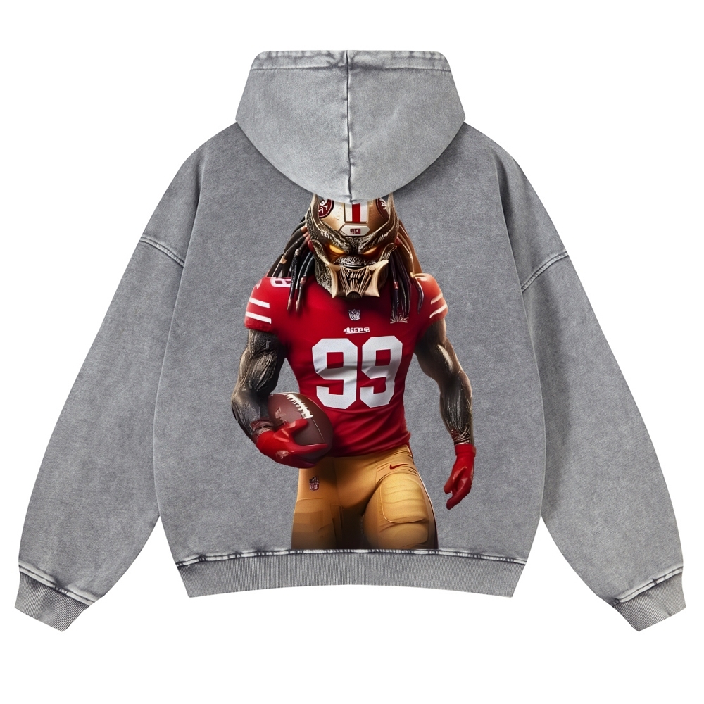 Casual Washed Hoodie