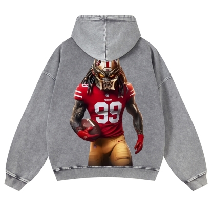 Casual Washed Hoodie