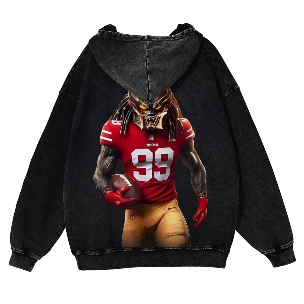 Casual Washed Hoodie