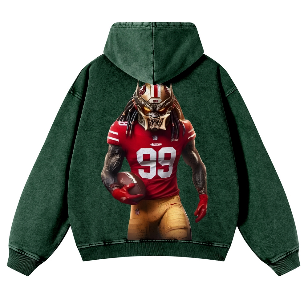 Casual Washed Hoodie