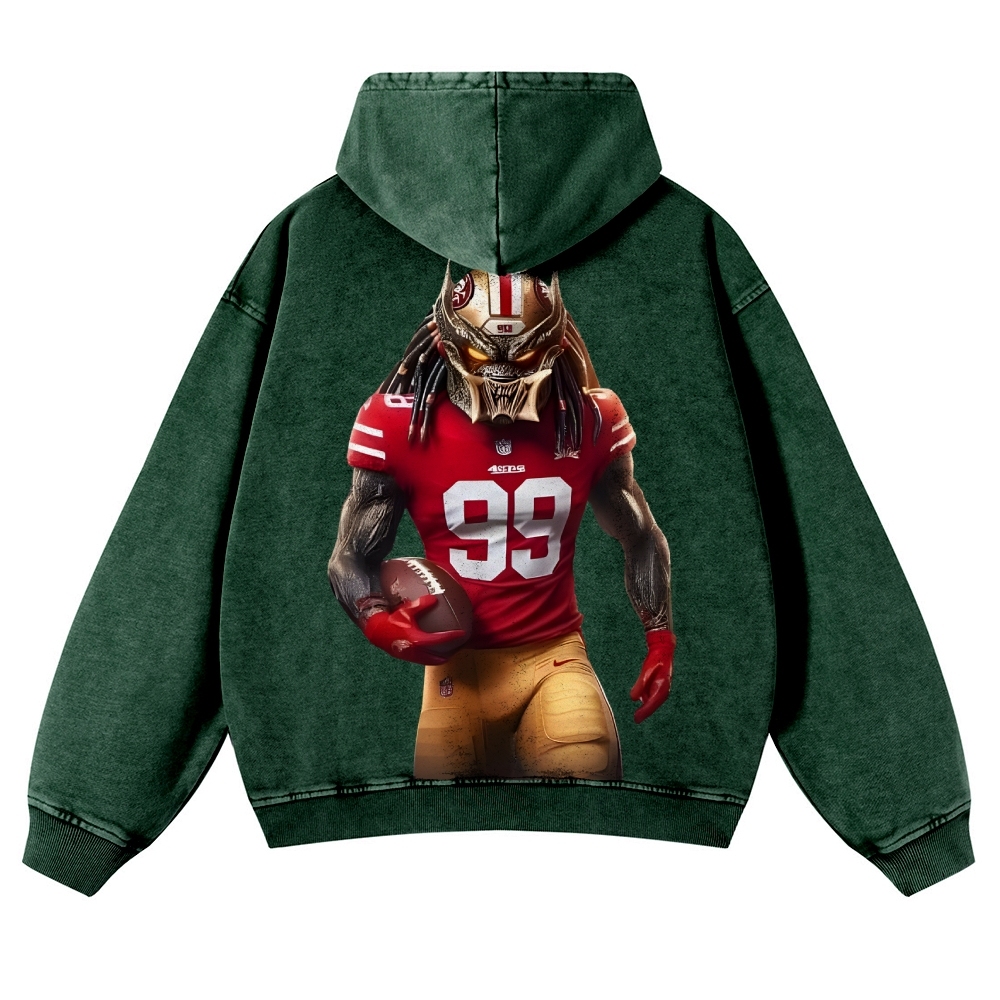 Casual Washed Hoodie