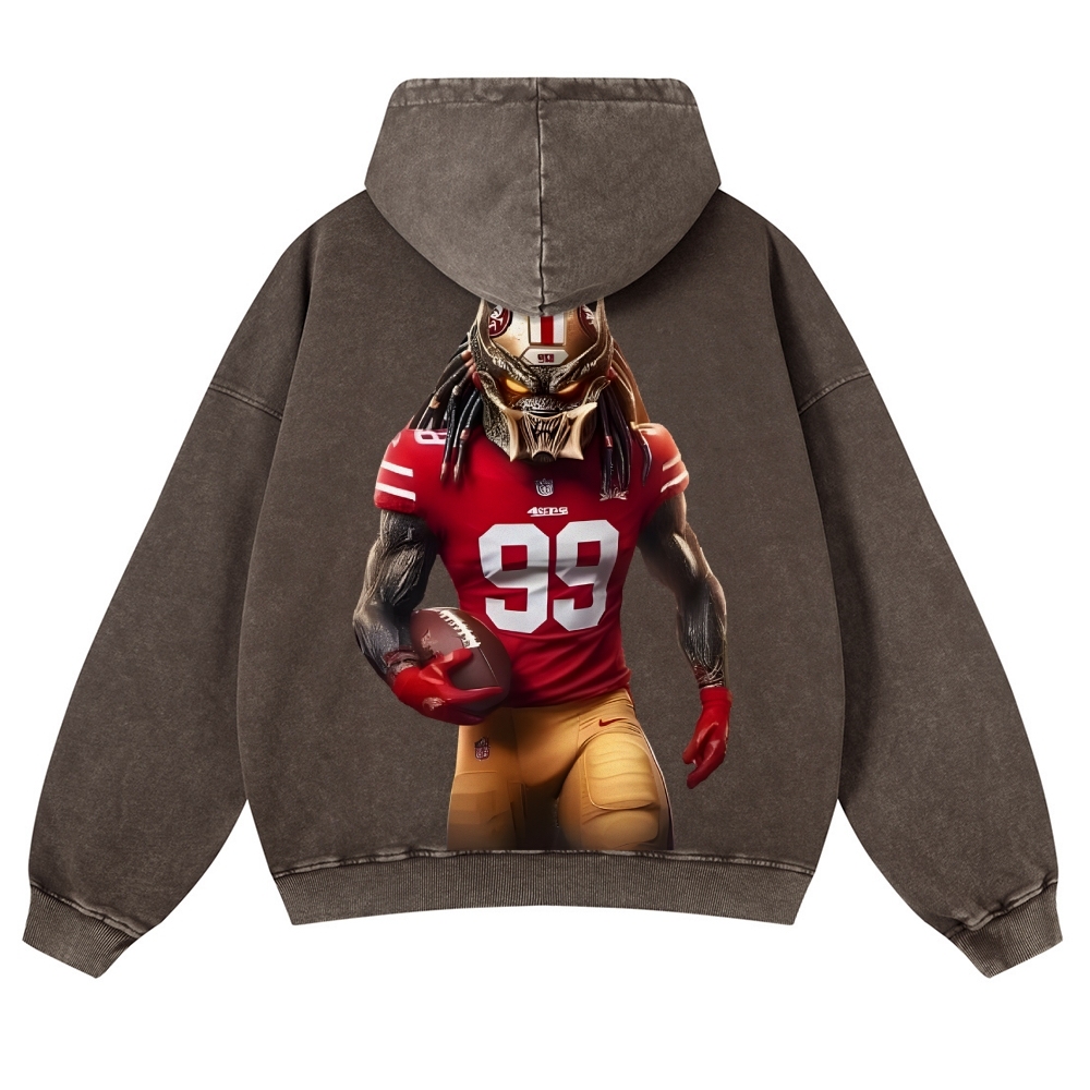 Casual Washed Hoodie