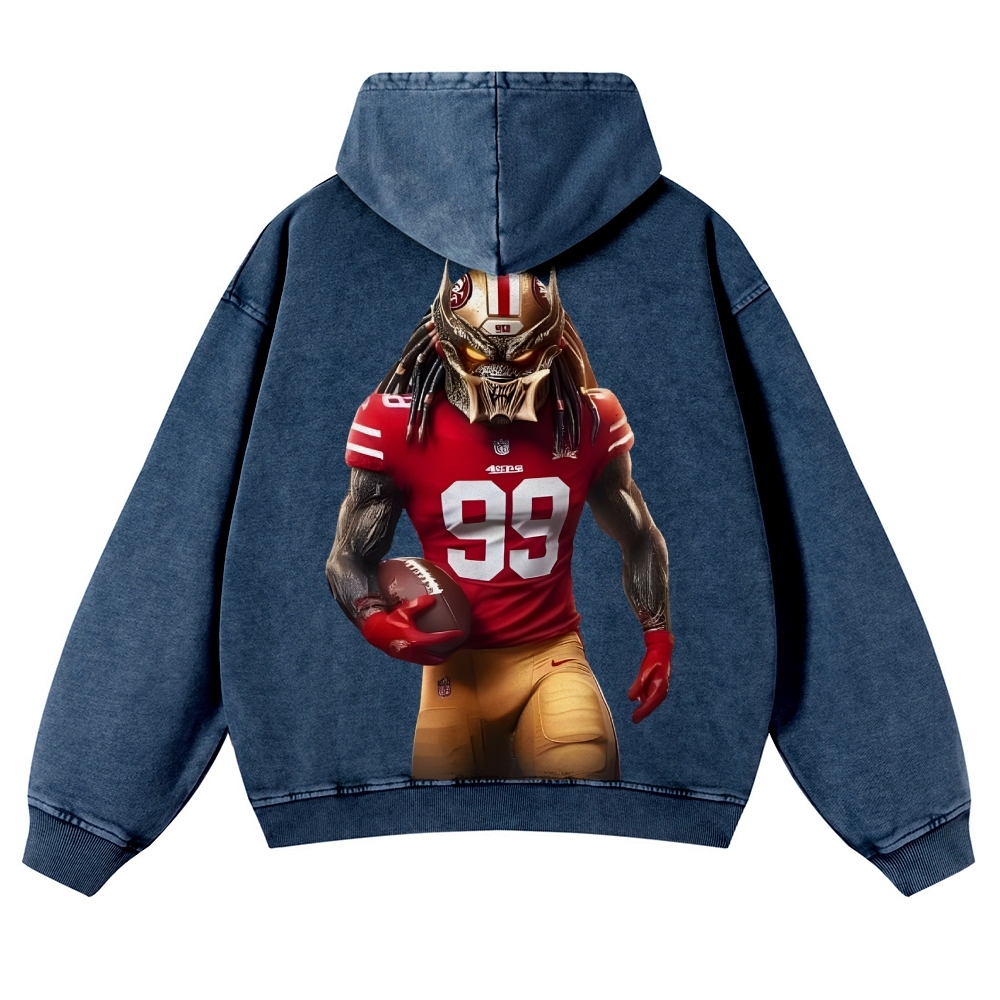 Casual Washed Hoodie