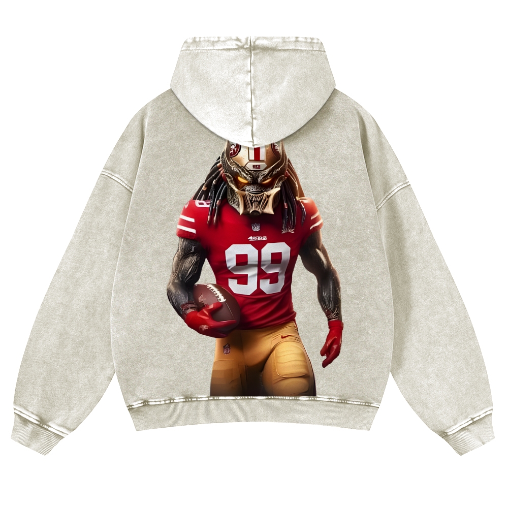 Casual Washed Hoodie