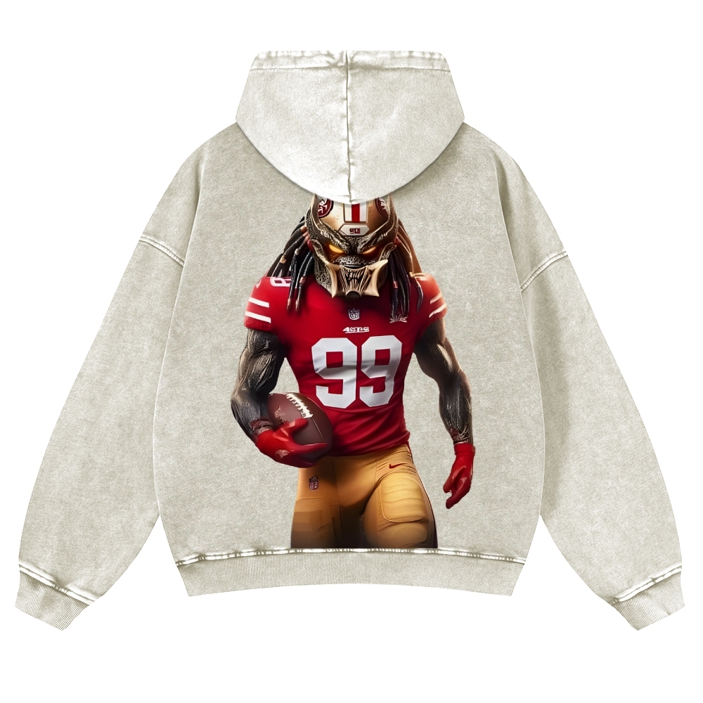 Casual Washed Hoodie