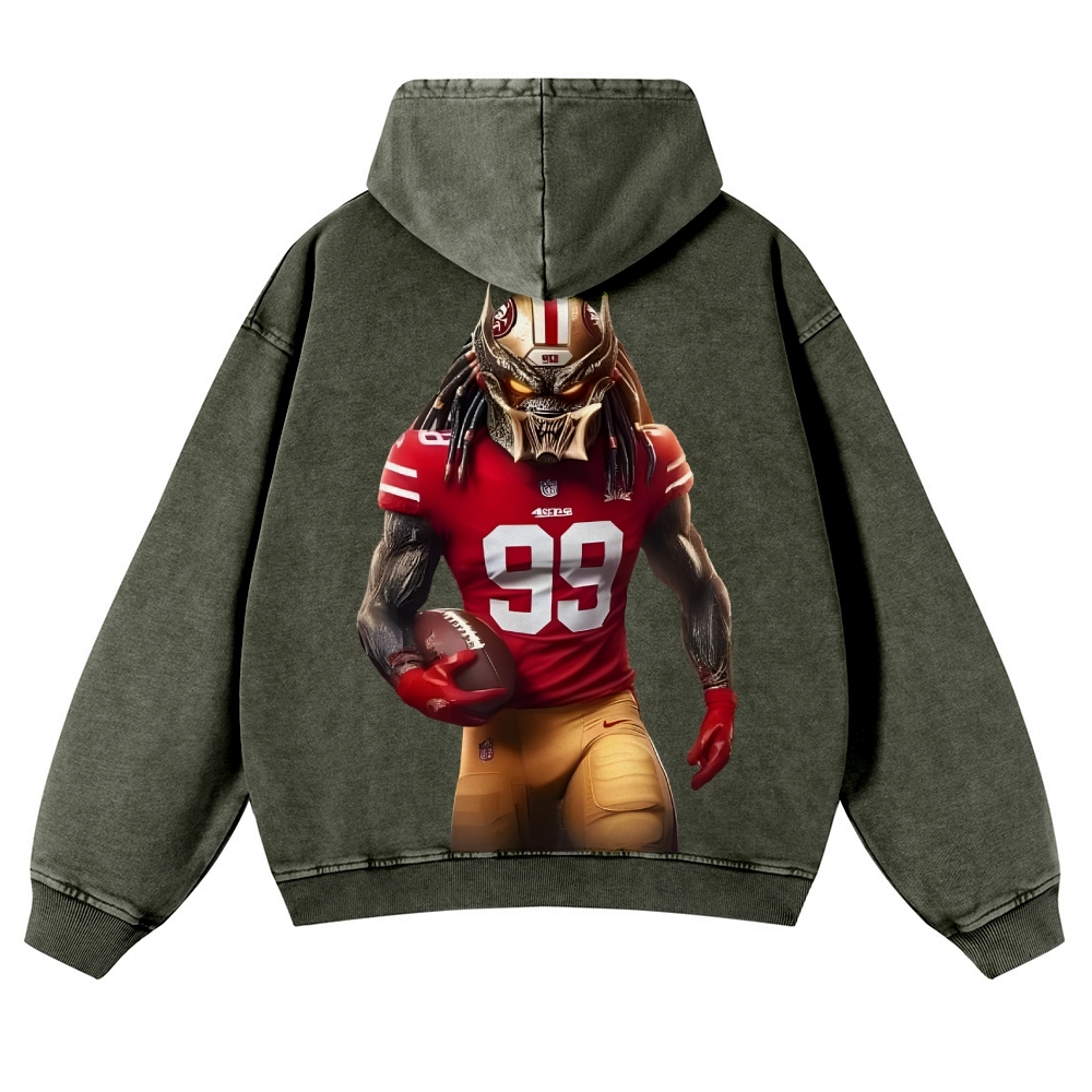 Casual Washed Hoodie