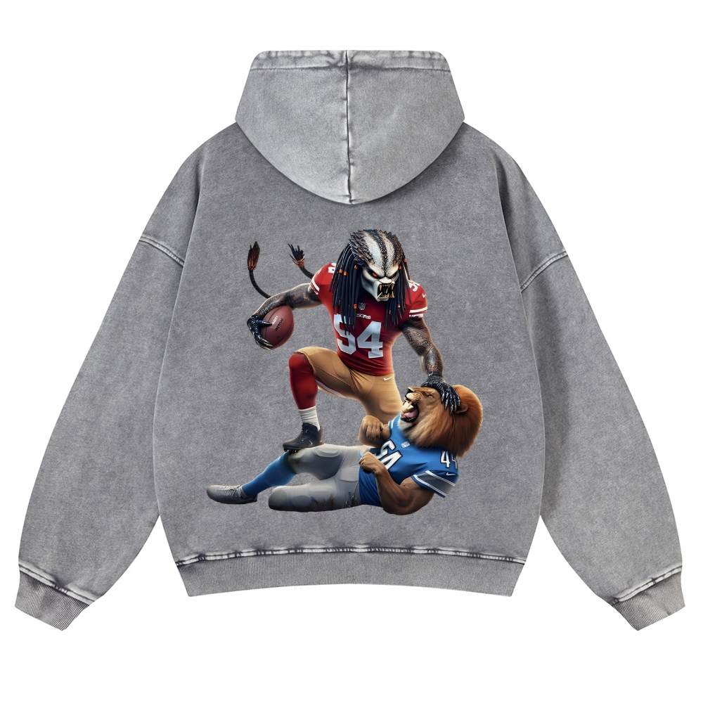 Casual Washed Hoodie
