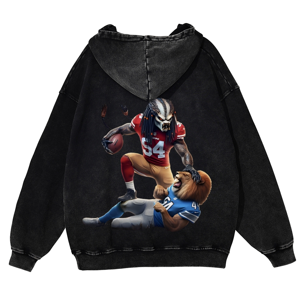 Casual Washed Hoodie