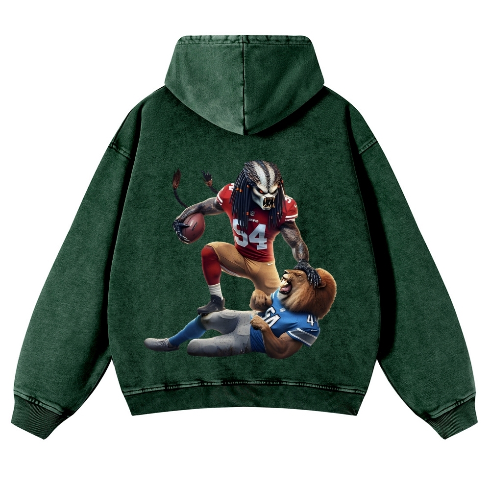 Casual Washed Hoodie