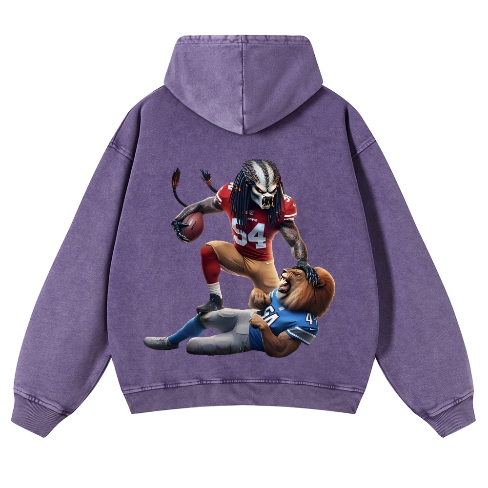Casual Washed Hoodie