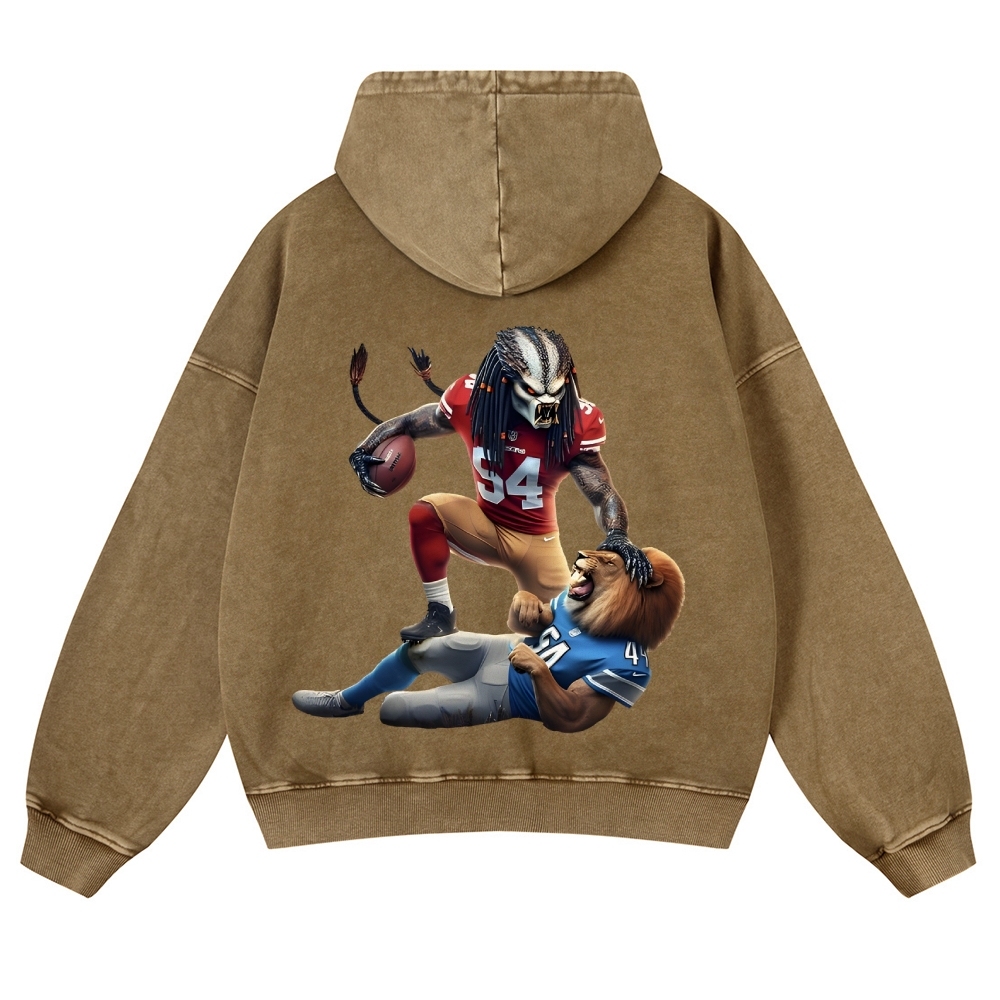 Casual Washed Hoodie