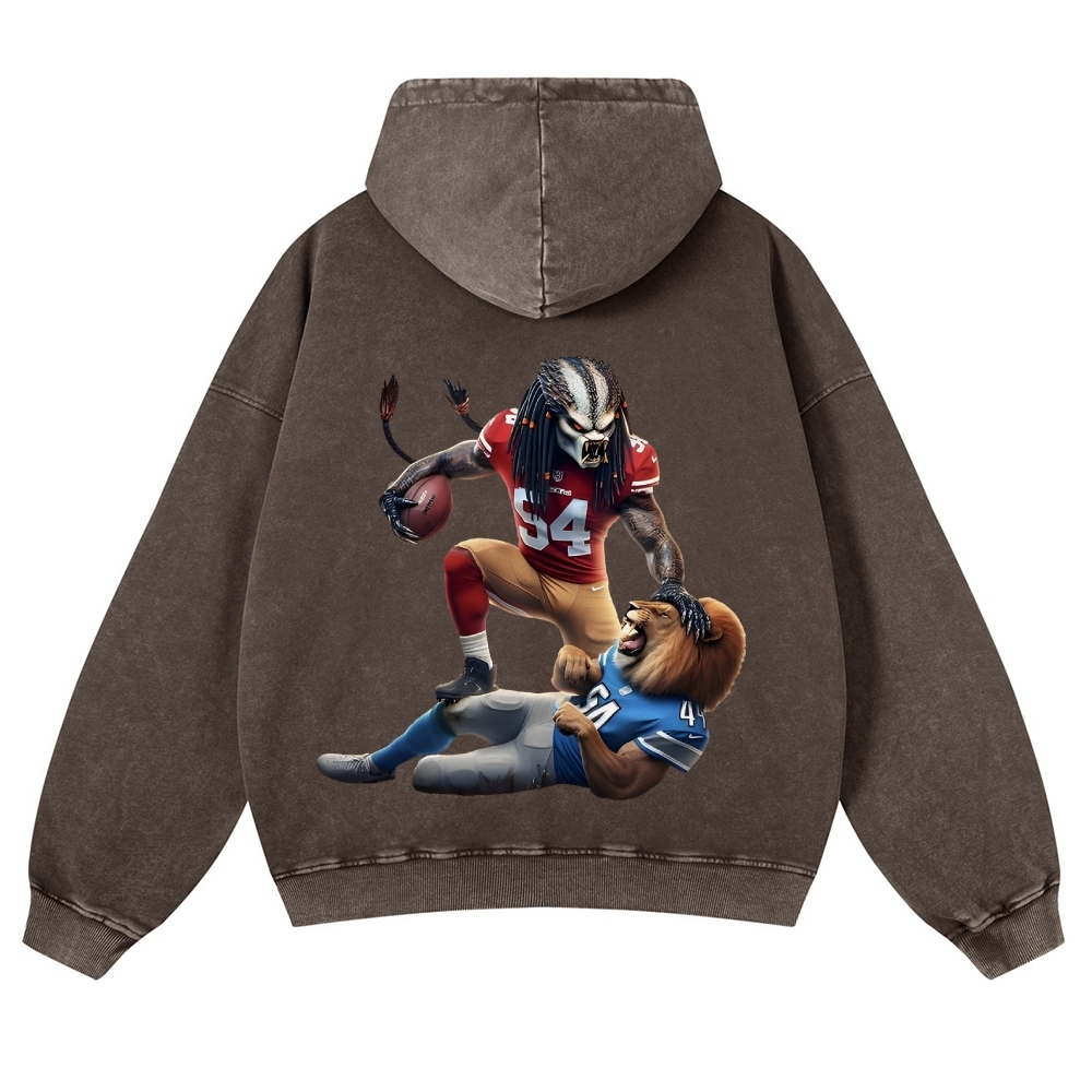 Casual Washed Hoodie