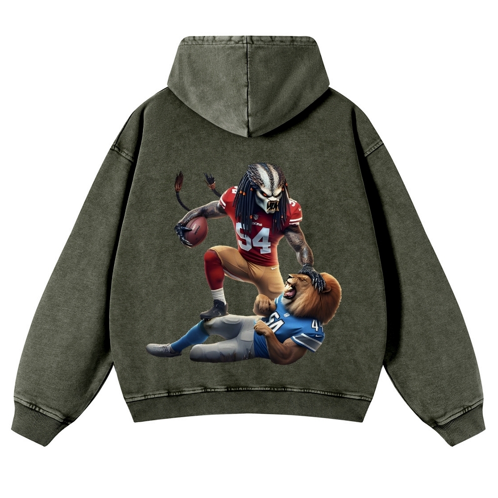 Casual Washed Hoodie