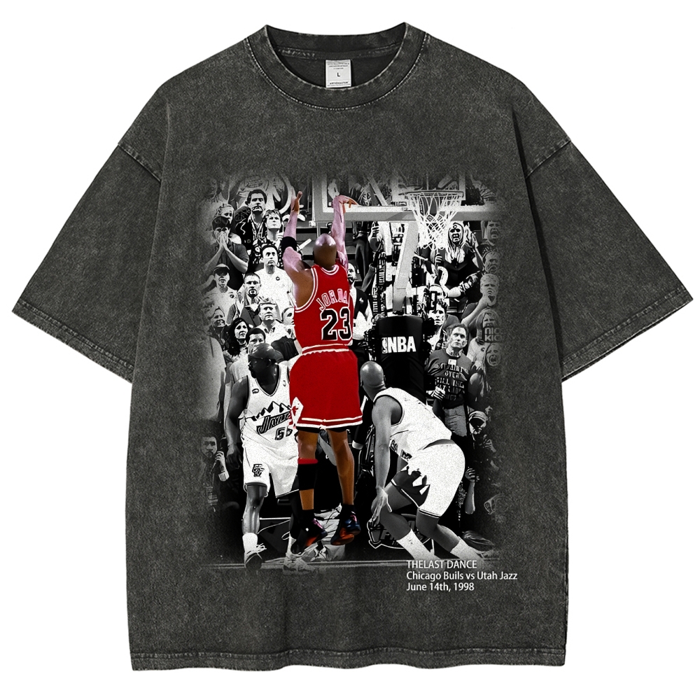 Unisex Fit Washed T-Shirt MICHAEL JORDAN- THE LAST DANCE