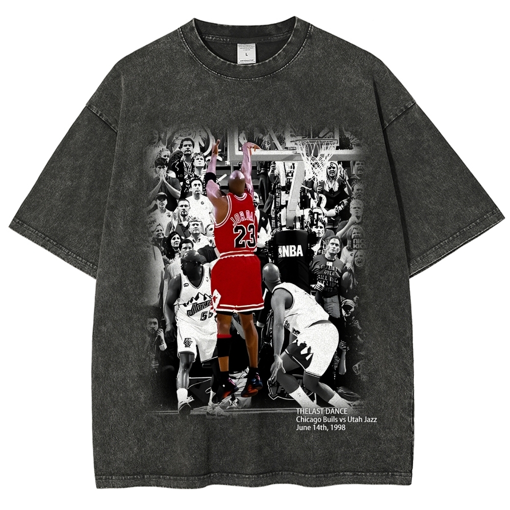 Unisex Fit Washed T-Shirt MICHAEL JORDAN- THE LAST DANCE
