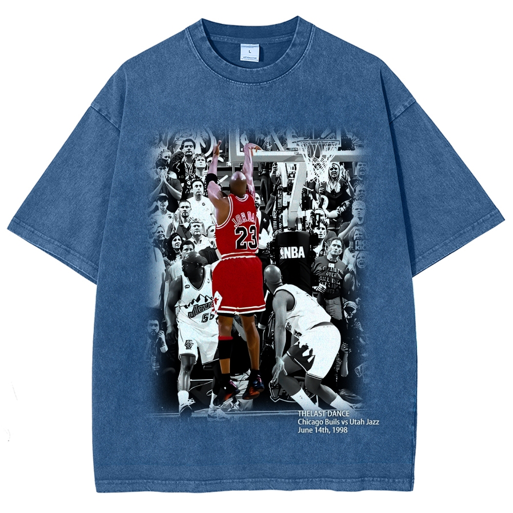 Unisex Fit Washed T-Shirt MICHAEL JORDAN- THE LAST DANCE