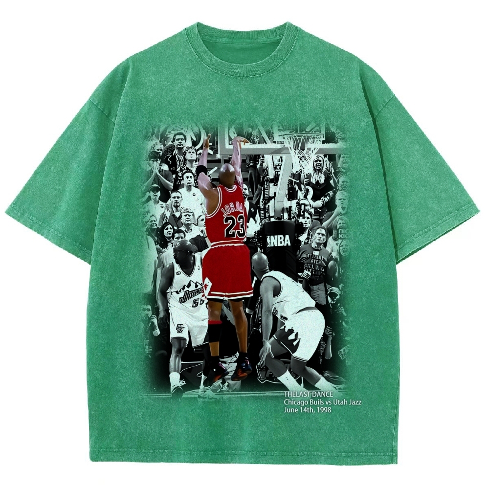 Unisex Fit Washed T-Shirt MICHAEL JORDAN- THE LAST DANCE