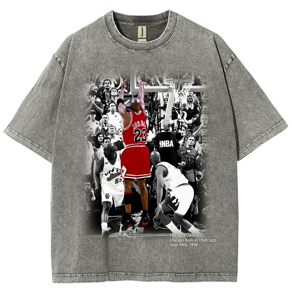 Unisex Fit Washed T-Shirt MICHAEL JORDAN- THE LAST DANCE