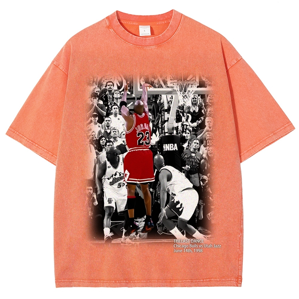 Unisex Fit Washed T-Shirt MICHAEL JORDAN- THE LAST DANCE