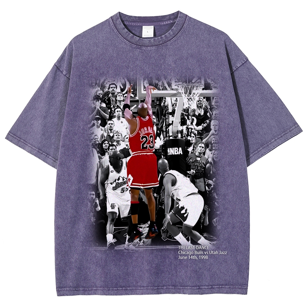 Unisex Fit Washed T-Shirt MICHAEL JORDAN- THE LAST DANCE