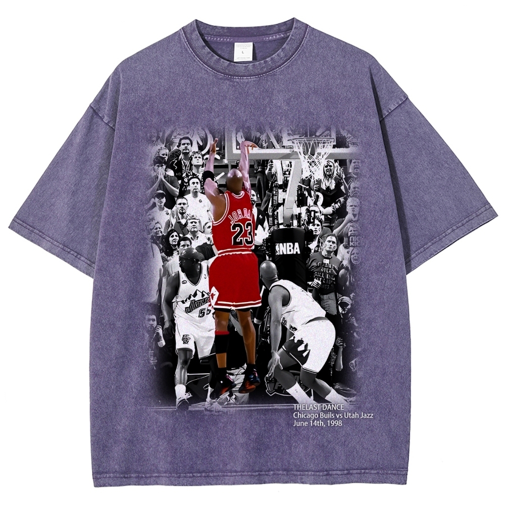 Unisex Fit Washed T-Shirt MICHAEL JORDAN- THE LAST DANCE