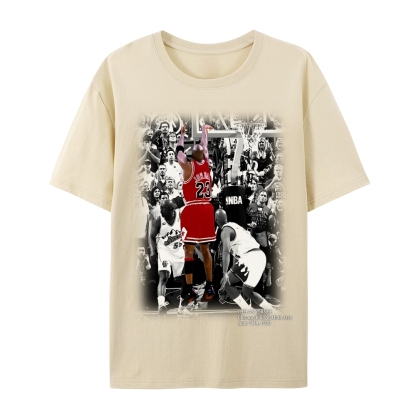 Unisex Fit Cotton T-Shirt MICHAEL JORDAN- THE LAST DANCE