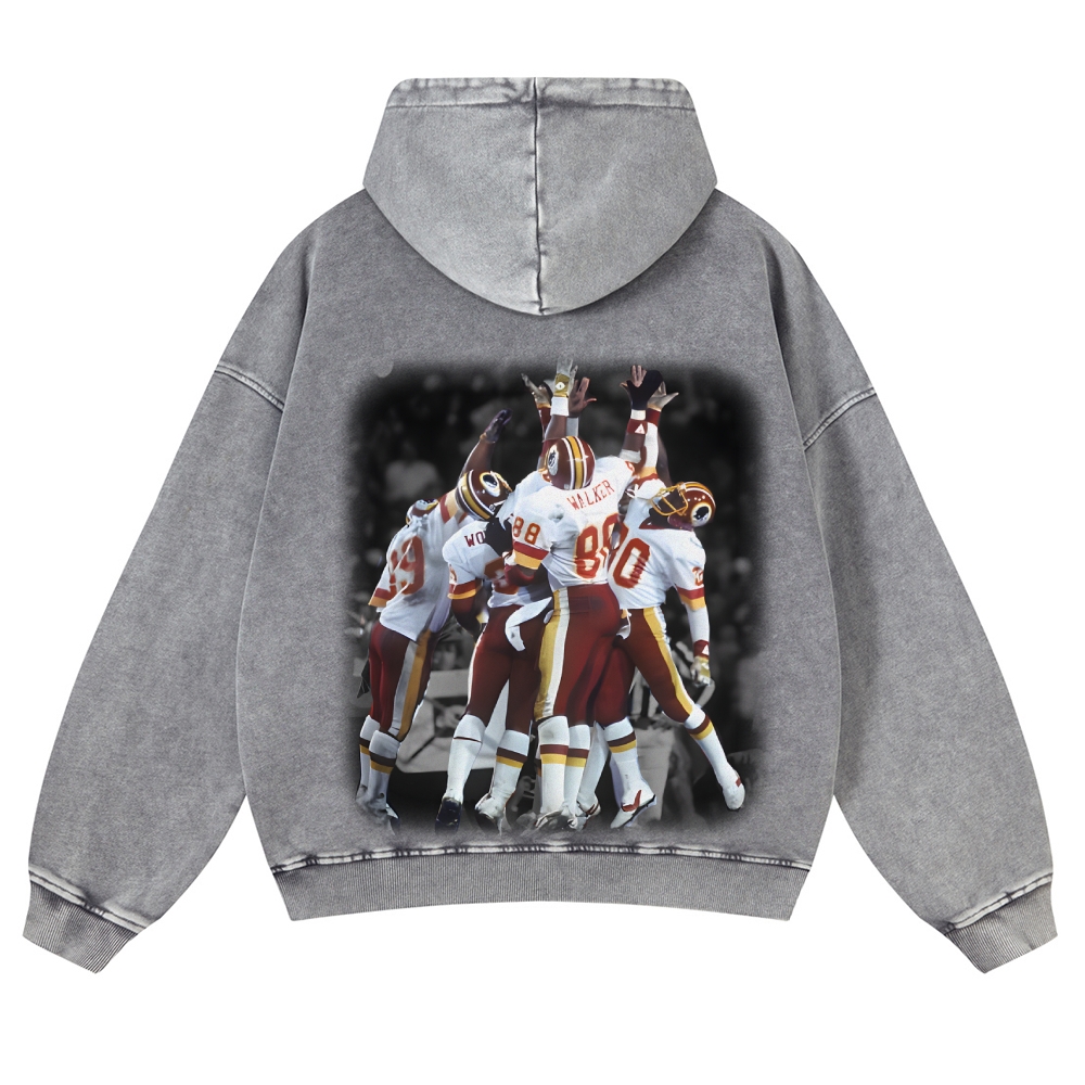 Casual Washed Hoodie|REDSKINS