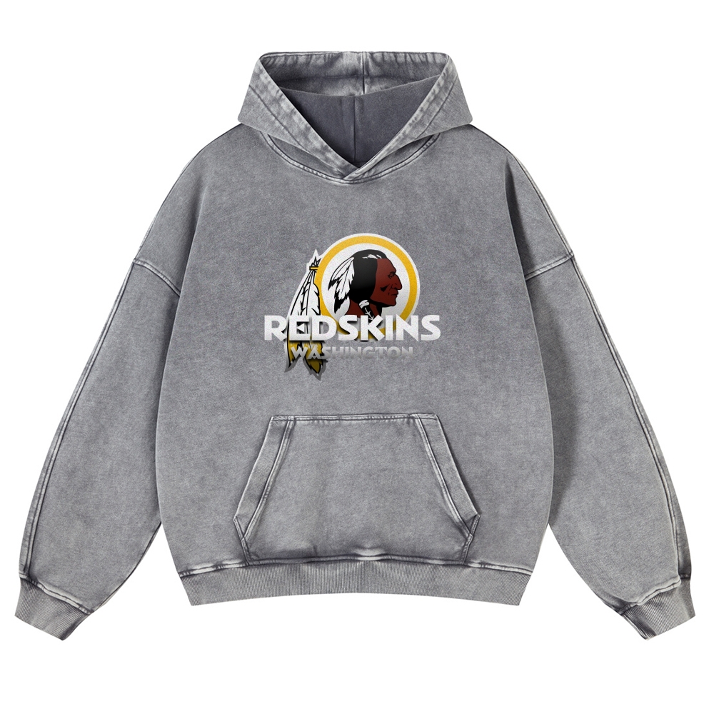 Casual Washed Hoodie|REDSKINS