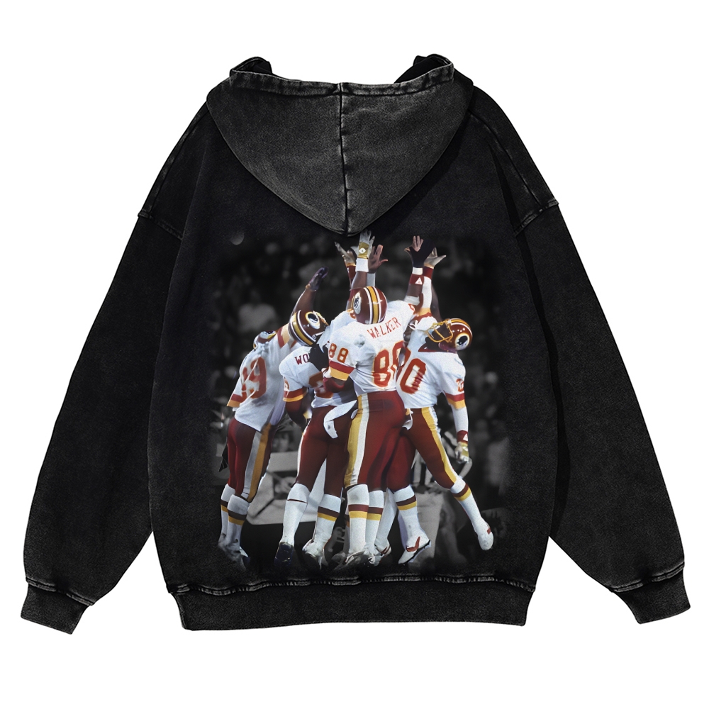 Casual Washed Hoodie|REDSKINS