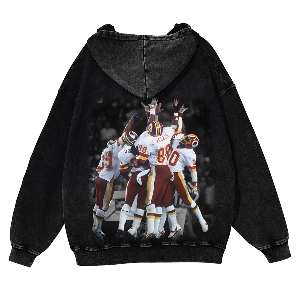 Casual Washed Hoodie|REDSKINS