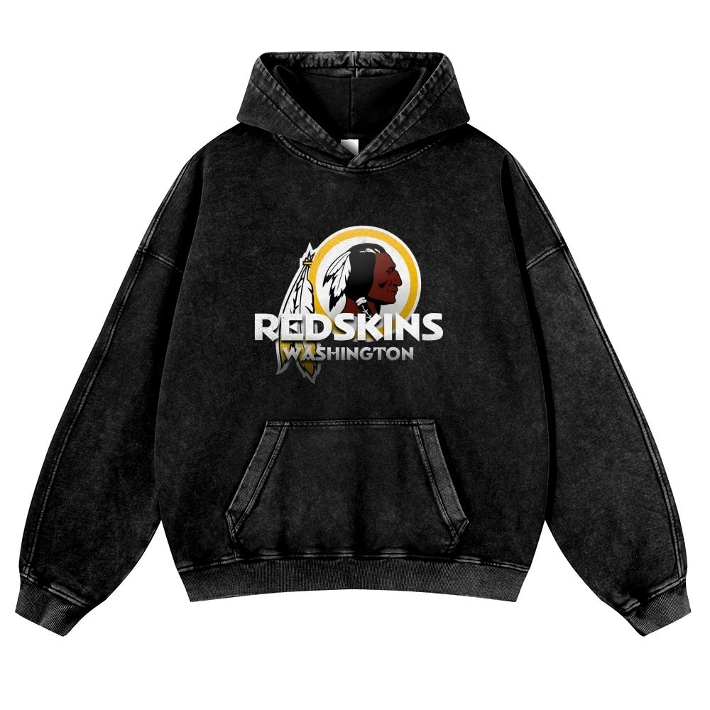 Casual Washed Hoodie|REDSKINS