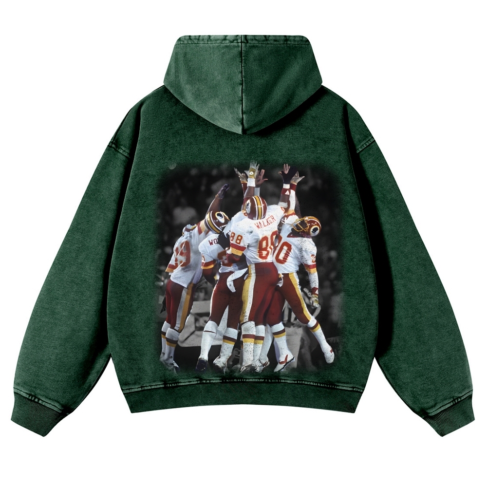 Casual Washed Hoodie|REDSKINS