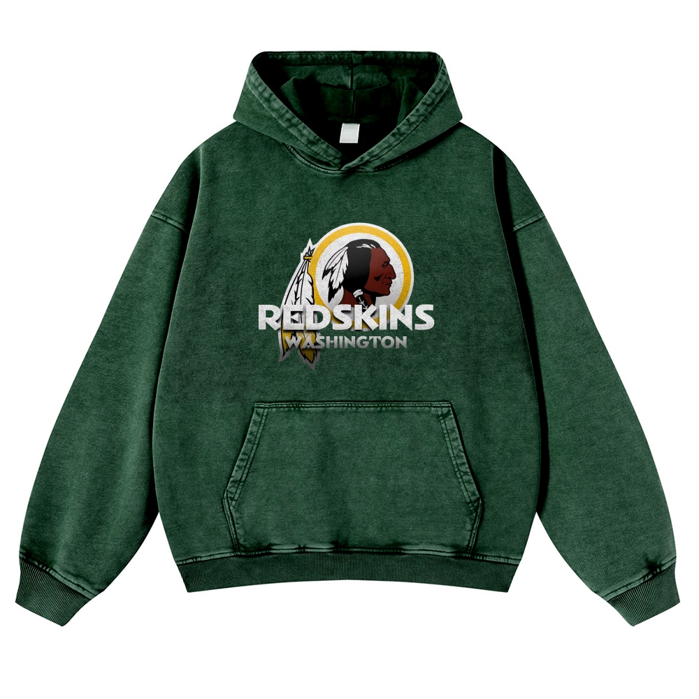 Casual Washed Hoodie|REDSKINS