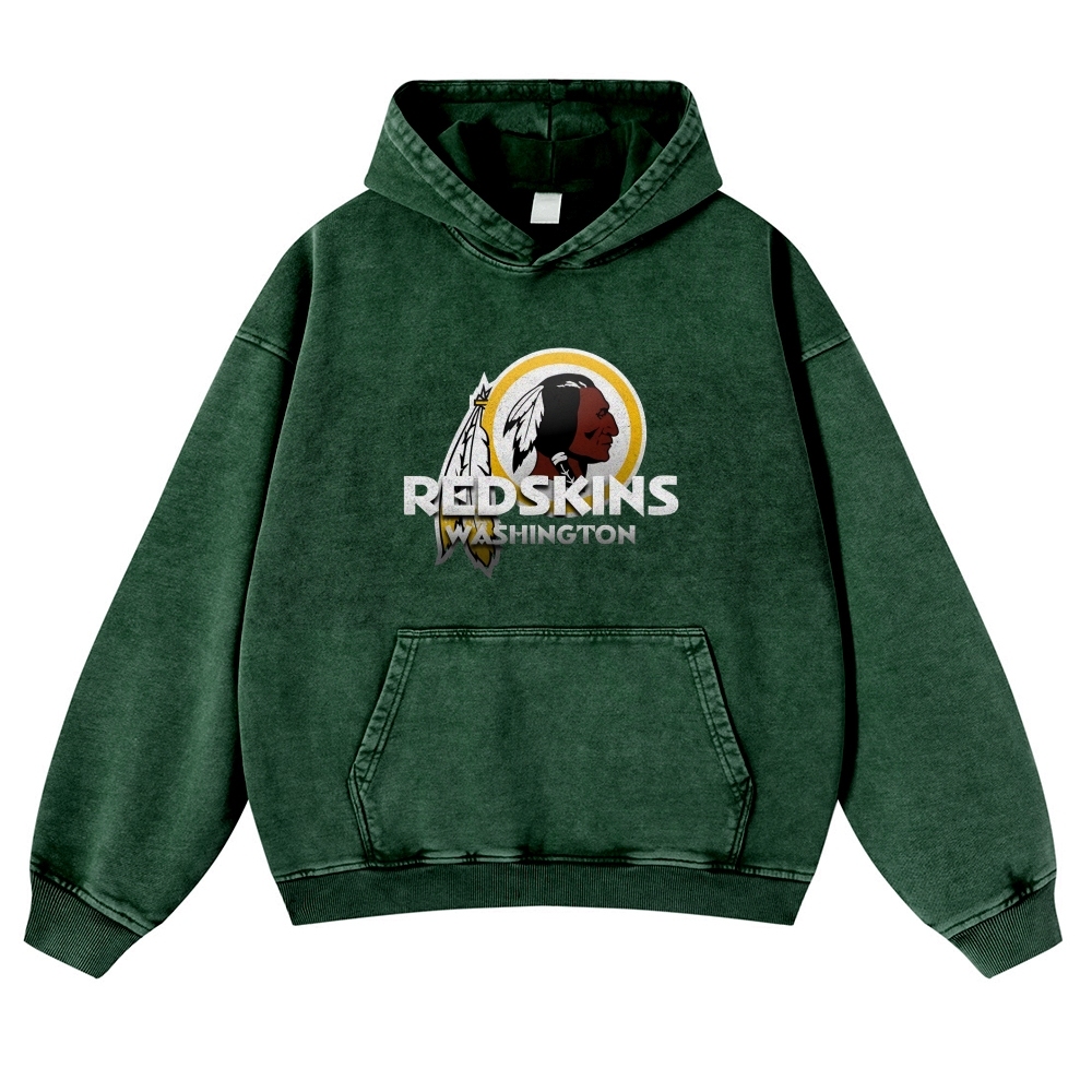 Casual Washed Hoodie|REDSKINS