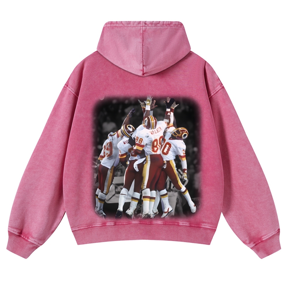 Casual Washed Hoodie|REDSKINS